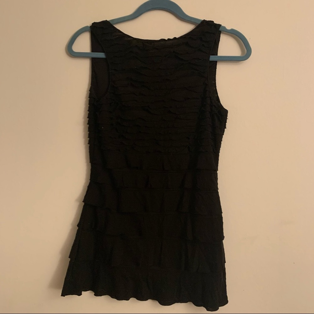 Max Studio Ruffled Tank - Picture 2 of 3